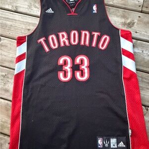 Adidas Toronto Basketball Jersey - 33 Moon  Size M